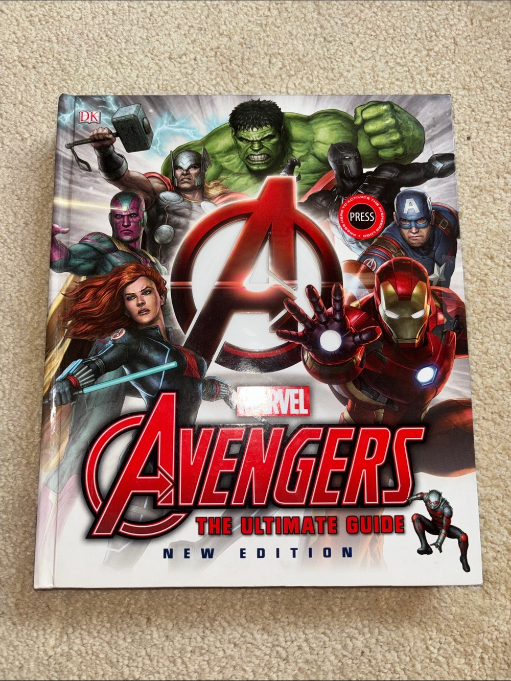 Marvel Avengers Coffee Table Book — Red, Green, Blue